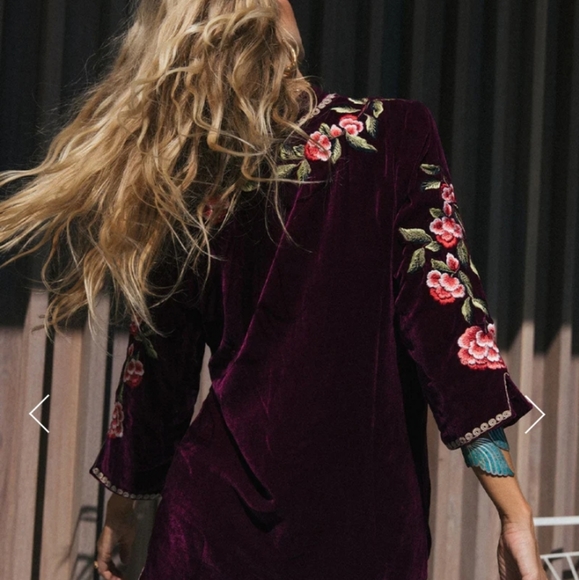 Chasing Unicorns Purple Floral Mini Dress - Picture 9 of 11